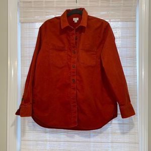 Corduroy JCrew shacket